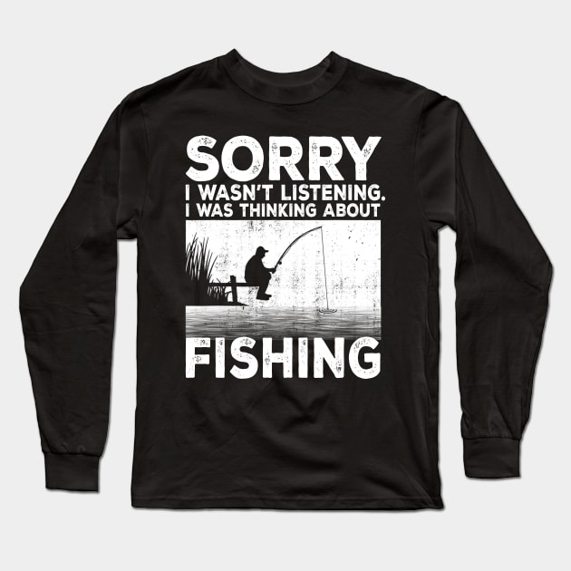 Funny Fishing For Men Women Trout Bass Fisherman Vacation Long Sleeve T-Shirt by Suedm Sidi